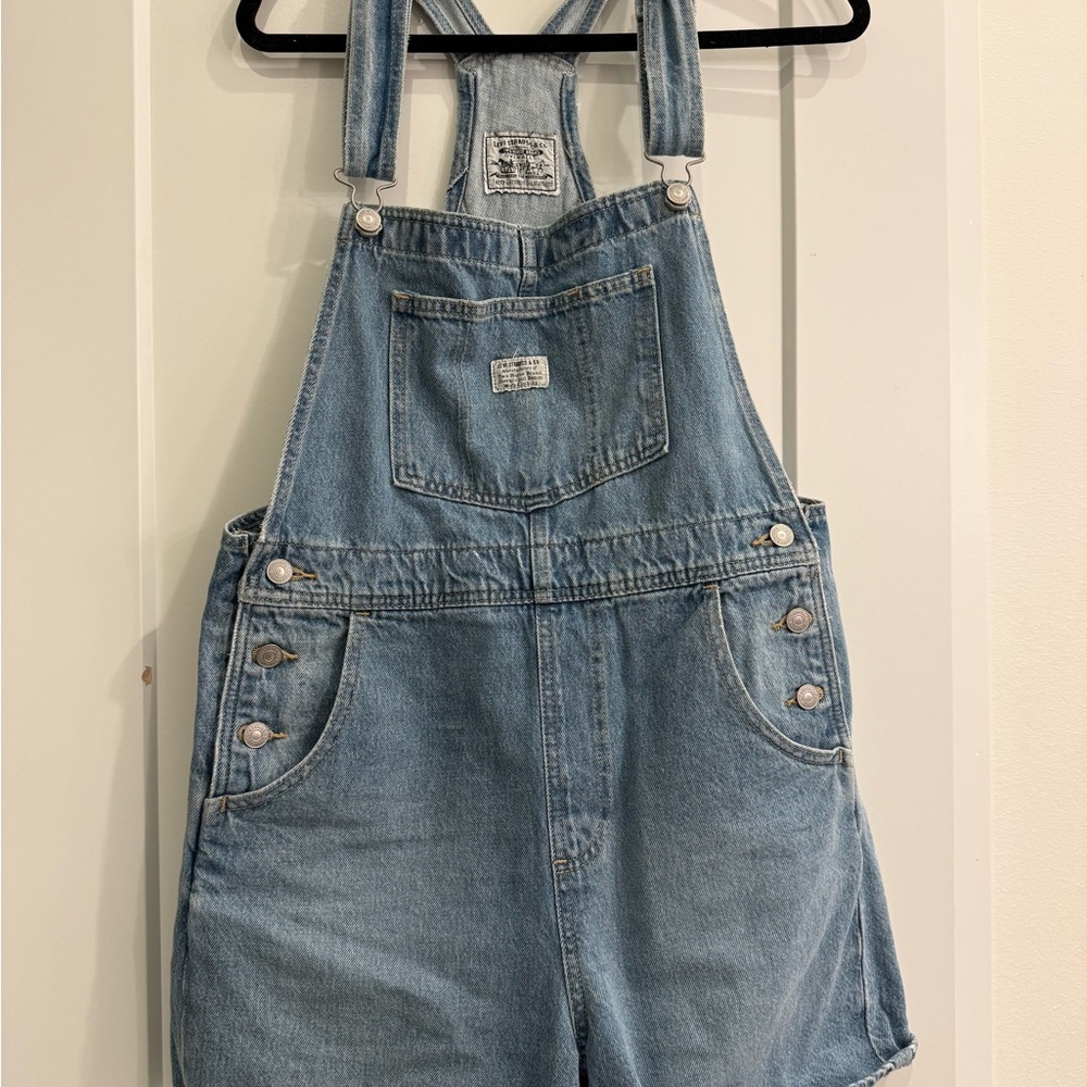 Levi's Light Blue Denim Women's Shortalls